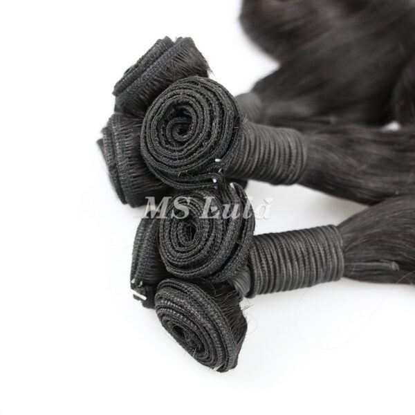 Bouncy Curly Virgin Human Hair Double Drawn Bundles - Image 7